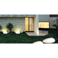 PAN Stone White Floor Lamp for Outdoor Diffused Light Modern