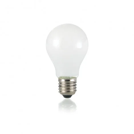 Ideal Lux Lampadina Classic E27 Goccia LED 8W Opalina Bianca