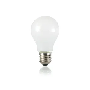 Ideal Lux Lampadina Classic E27 Goccia LED 8W Opalina Bianca