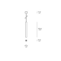 iGuzzini Laser Blade LB XS Lampada a Sospensione LED a Luce