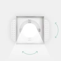 Logica Wizard Faro AR111 Quadrato Per Led GU10 Orientabile Da