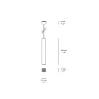 iGuzzini Laser Blade LB XS 4 Celle Lampada a Sospensione LED a