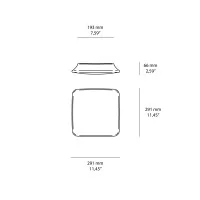 Linea Light MyWhite_Q Lampada LED Plafoniera da Soffitto a