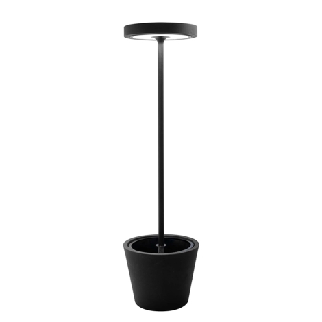 Zafferano Poldina Reverso Solar L RF lampada da terra