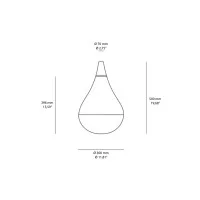 iGuzzini Drop by Drop Lampada LED da Sospensione a Luce Diffusa