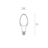 Duralamp Lampada LED Ellissoidale 70W High Power a Effetto Sodio