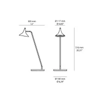 Artemide Unterlinden Lampada LED da Tavolo Dimmerabile da