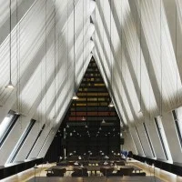 Artemide Unterlinden Indoor LED Suspension Lamp By Herzog & de