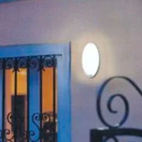 IGuzzini 7113 Ellipse E27 Applique Plafoniera Nera Per Esterno