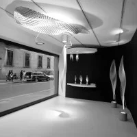 Artemide Cosmic Leaf Floor Lamp with Diffused Light Modern