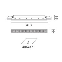 iGuzzini MK55 Laser Blade Incasso LED 31W 4000K 2760lm Grigio