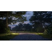 Artemide "O" Indirect Light Outdoor LED Floor Lamp by Elemental Artemide "O" Indirect Light Outdoor LED Floor Lamp by Elemental