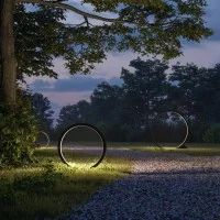 Artemide "O" 45 Lampada LED da Terra e Parete per Esterno a
