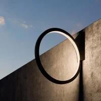 Artemide "O" 45 LED Floor and Wall Lamp for Outdoor with