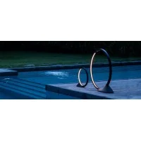 Artemide "O" 45 Lampada LED da Terra e Parete per Esterno a