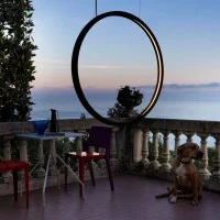 Artemide "O" Suspension LED Outdoor Lamp with Diffused Light by