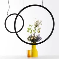 Artemide "O" Suspension LED Outdoor Lamp with Diffused Light by
