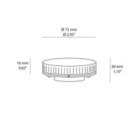 Duralamp Duradisk Lampadina LED GX53 7W con Schermo Satinato