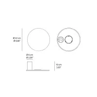 Rotaliana Collide H0 LED Wall Lamp Indirect Light Applique By Rotaliana Collide H0 LED Wall Lamp Indirect Light Applique By