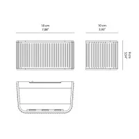 Rotaliana Dresscode W1 LED Wall Lamp Dimmable Biemission By