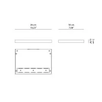 Rotaliana CM2 W2 Lampada a LED da Parete Applique Minimale