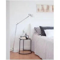 Artemide Tolomeo Floor Nero Lampada da Terra Orientabile per Artemide Tolomeo Floor Nero Lampada da Terra Orientabile per