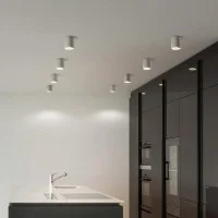 Ideal Lux Look PL1 Lampada LED GU10 Cilindrica Da Soffitto