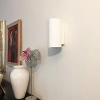 Ideal Lux Look AP2 Cylindrical Bi-emission Wall Lamp Applique