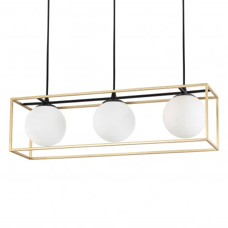 Ideal Lux Lingotto SP3 Suspension Lamp with 3 Lights for Indoor