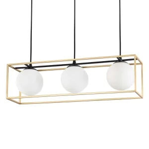 Ideal Lux Lingotto SP3 Suspension Lamp with 3 Lights for Indoor