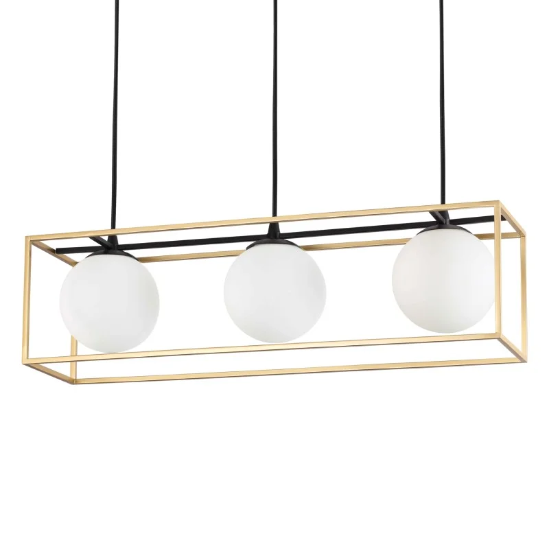 Ideal Lux Lingotto SP3 Suspension Lamp with 3 Lights for Indoor Ideal Lux Lingotto SP3 Suspension Lamp with 3 Lights for Indoor