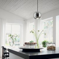 Ideal Lux Mr Jack SP1 Single Spherical LED Suspension Lamp for