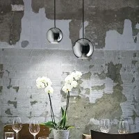 Ideal Lux Mr Jack SP1 Single Spherical LED Suspension Lamp for