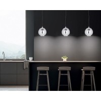 Ideal Lux Mr Jack SP1 Single Spherical LED Suspension Lamp for