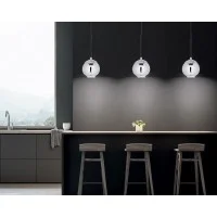 Ideal Lux Mr Jack SP1 Single Spherical LED Suspension Lamp for