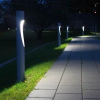 Louis Poulsen Flindt Bollard 1100 Lampada Paletto da Terra a