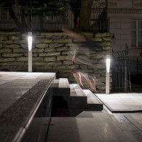 Louis Poulsen Flindt Bollard 1100 Lampada Paletto da Terra a