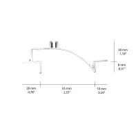 Logica Wall Incasso Recessed Curved Profile 2 meters Concealed