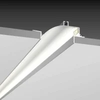 Logica Wall Incasso Recessed Curved Profile 2 meters Concealed