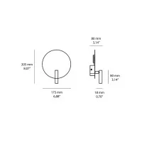 Logica Aurora Adjustable Wall LED Lamp for Indoor with Double