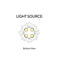 Slamp Veli Foliage Suspension Dimmable Lamp with Magnetic