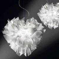 Slamp Veli Suspension Dimmable Lamp with Diffused Light with