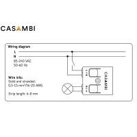 TCI CASAMBI Bluetooth Wireless Control Unit CBU-ASD DALI 0-10V TCI CASAMBI Bluetooth Wireless Control Unit CBU-ASD DALI 0-10V