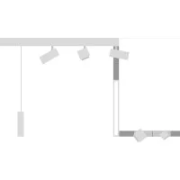 Logica Sistema Klik Klak Profilo Luce Diffusa Magnetico a LED