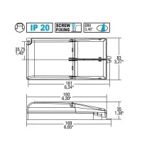 TCI Alimentatore LED Dimmerabile 55W 110-240V DC Maxi Jolly HC
