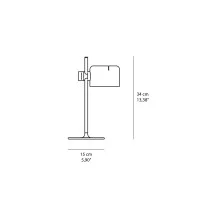 Oluce Mini Coupè Adjustable and Directable LED Table Lamp