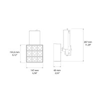 Beneito Faure Sono 40W Proiettore LED Tunable White per Binario