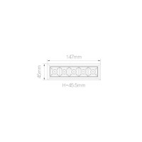 Beneito Faure Tram Incasso Lineare a 5 Luci LED Tuneable White