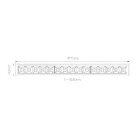 Beneito Faure Tram Incasso Lineare a 15 Luci LED Tuneable White