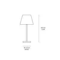Ideal Lux Lolita TL Table Lamp LED Dimmable with Rechargeable